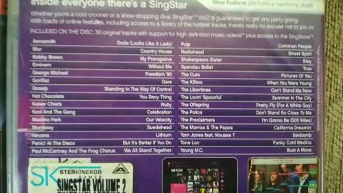 4X PS3 SINGSTAR GAMES BUNDLE