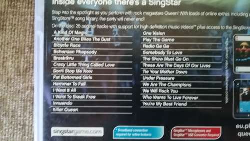 4X PS3 SINGSTAR GAMES BUNDLE