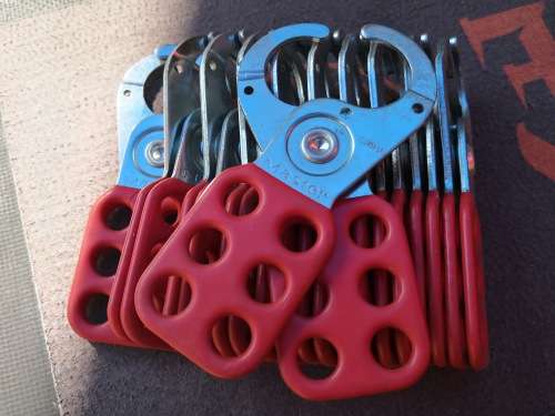 Master Lock Safety Lockout Hasp (25MM) SOLD AS A LOT-11 pieces