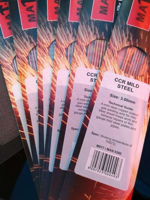 MATWELD CCR Mild Steel Rods (BARE) M017 (6X12 Pieces)