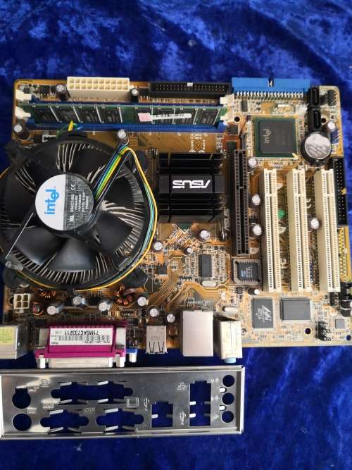 ASUS LGA775 MOTHERBOARD + INTEL PENTIUM 4 3GHZ CPU+ 512MB MEMORY BUNDLE