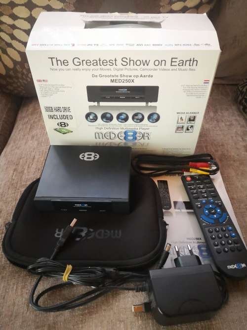 MEDE8ER MED250X MEDIA PLAYER WITH 500 GB HARD DRIVE