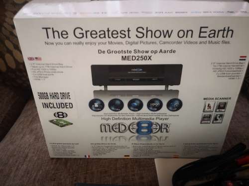 MEDE8ER MED250X MEDIA PLAYER WITH 500 GB HARD DRIVE