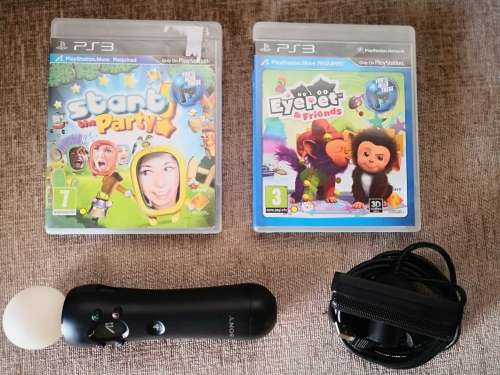 PLAYSTATION 3 MOVE STARTER PACK WITH 2 AWESOME GAMES