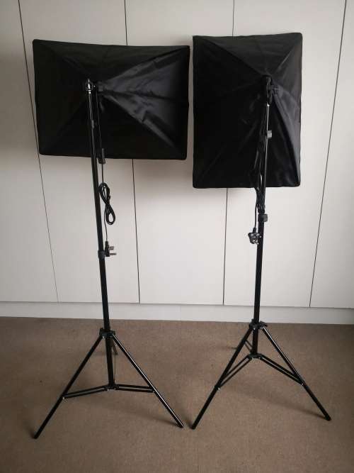 PORTABLE DUAL POP UP SOFT BOX KIT