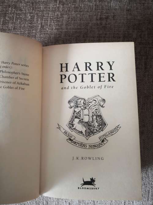 HARRY POTTER AND THE GOBLET OF FIRE BY J.K. ROWLING