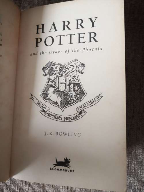 HARRY POTTER AND THE ORDER OF THE PHOENIX BY J.K. ROWLING
