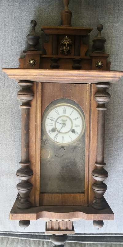 GRANDFATHER WALL CLOCK