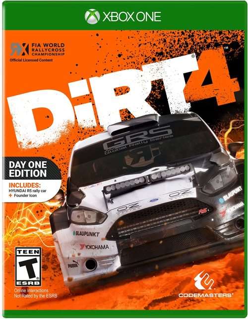 DIRT 4 DAY ONE EDITION XBOX ONE GAME