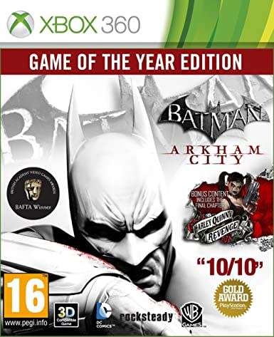 BATMAN: ARKHAM CITY GAME OF THE YEAR EDITION XBOX 360 GAME