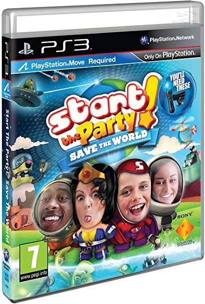 MOVE START THE PARTY: SAVE THE WORLD PS3 GAME - REQUIRES PS MOVE!