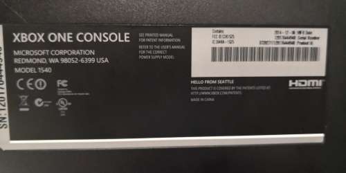 XBOX ONE CONSOLE ONLY
