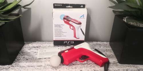 PLAYSTATION 3 - PS3 MOVE GUN ATTACHMENT + MOTION CONTROLLER BUNDLE