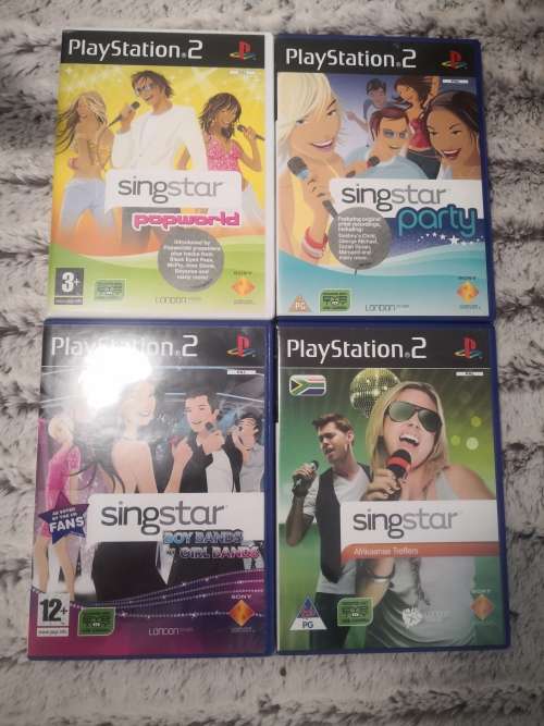 PS2 Singstar Games Bundle (8 games)