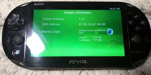 PS VITA SLIM CONSOLE (NEEDS SLIGHT TLC/REPAIR)