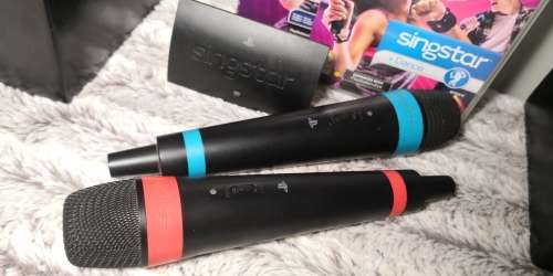 SINGSTAR + DANCE PS3 GAME+ 2X GENUINE SINGSTAR MICROPHONES BUNDLE