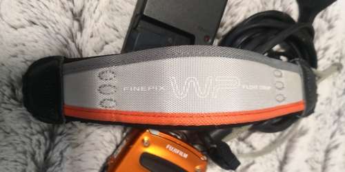 FUJIFILM FINEPIX XP50 WATERPROOF CAMERA WITH EXTRAS