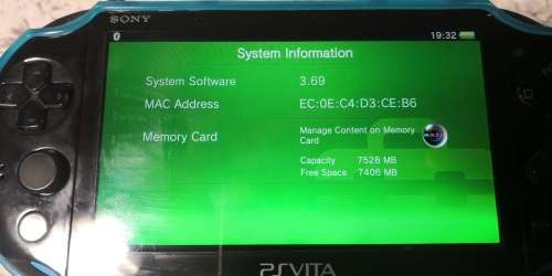 PS VITA SLIM CONSOLE (PCH-2016)