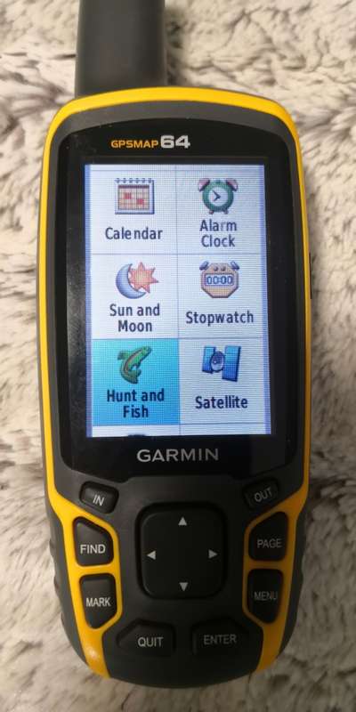 GARMIN GPSMAP 64 HANDHELD OUTDOOOR HIKINGRUNNINGMARINE GPS