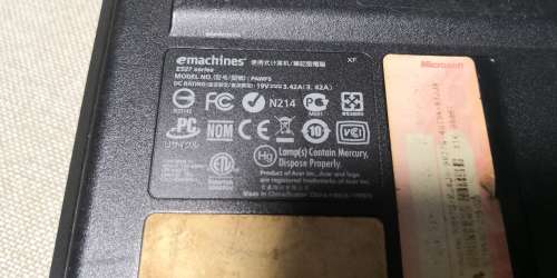 E-MACHINES E527 LAPTOP FOR SPARES-REPAIR