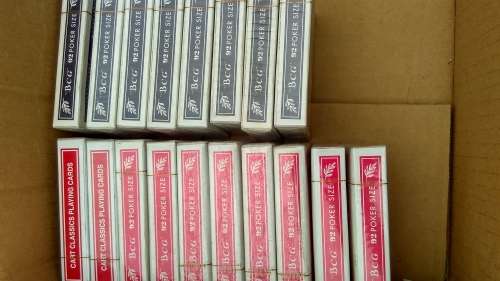 Poker Cards (18 decks - sold as a lot)