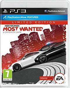 NEED FOR SPEED MOST WANTED LIMITED EDITION PS3 GAME