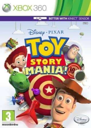 TOY STORY MANIA XBOX 360 GAME - KINECT COMPATIBLE!