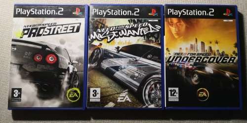 NEED FOR SPEED PS2 GAME COLLECTION