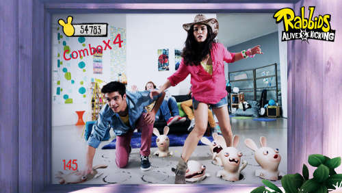 Rabbids: Alive and Kicking Xbox 360 game (requires kinect)