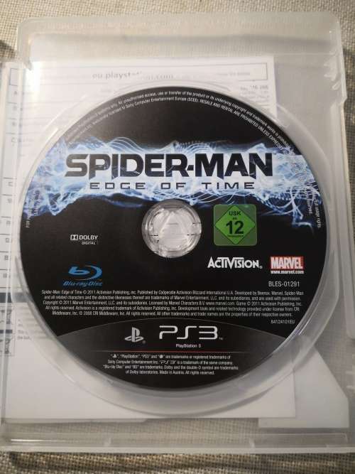 SPIDER-MAN EDGE OF TIME PS3 GAME