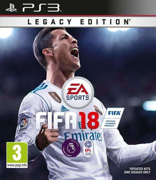 FIFA 18 LEGACY EDITION PS3 GAME