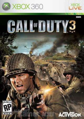 CALL OF DUTY 3 XBOX 360 GAME