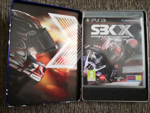 SBK X Ps3 game (Steelbook collectors edition)