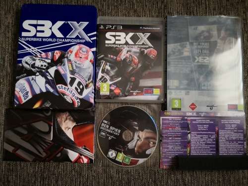 SBK X Ps3 game (Steelbook collectors edition)
