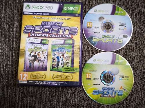 Xbox 360 kinect camera + Kinect Sports Ultimate Collection game