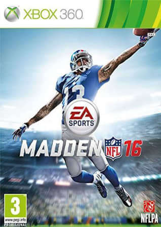 Madden NFL16 Xbox 360 game