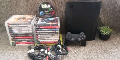 Playstation 3 Console with 24 games -This will keep your kids busy for months!!