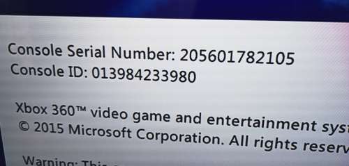 XBOX 360 console only