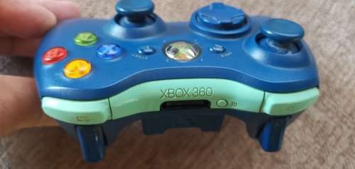 Original Microsoft Xbox 360 Wireless Controller (Blue)