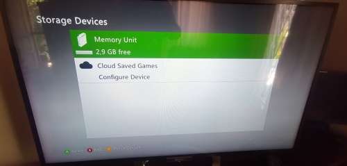 Xbox 360 Console with 2 controllers and 32 games
