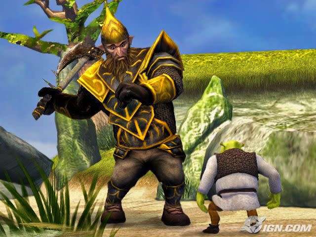 Shrek The Third Xbox 360 game