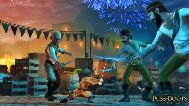 Puss in Boots Xbox 360 game (kinect)