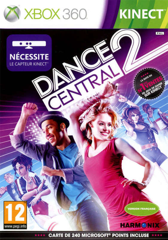 Dance Central 2 Xbox 360 game (kinect)