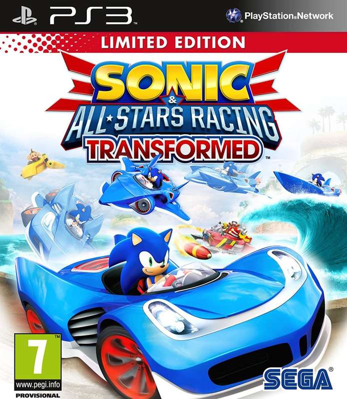 Sonic All Stars Racing Transformed Ps3 game