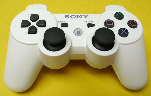 Original white sony ps3 wireless controller