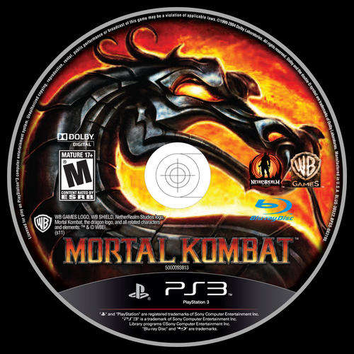 MORTAL KOMBAT PS3 - DISC ONLY!