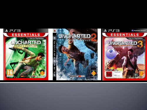 UNCHARTED COLLECTION - 3 GAMES FOR THE PRICE OF ONE!!!!