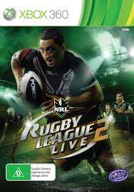 RUGBY LEAGUE 2 LIVE XBOX 360 GAME