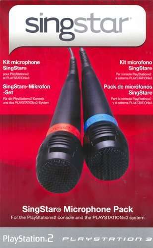 SINGSTAR MICROPHONES FOR PS2 AND PS3