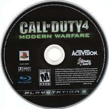 CALL OF DUTY 4 MODERN WARFARE PS3 GAME - DISC ONLY!